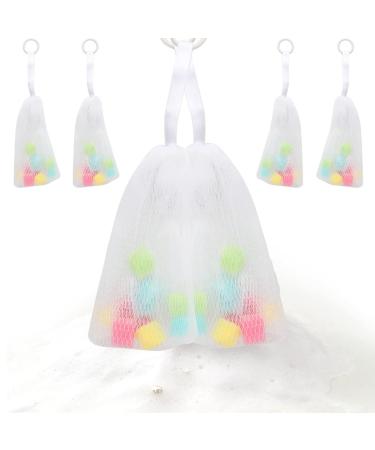 Facial Cleaning Foam Net Set - 2PC Mesh Soap Bag & Sponge Bladder Bubble Maker for Effective Facial Wash - Buy Online on GoSupps.com