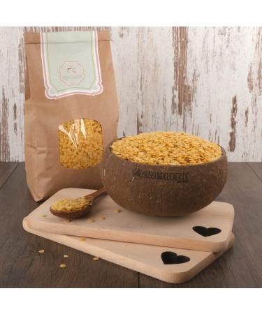 Organic Yellow Lentils | Divided | 1.8 kg | Eco-Friendly Plastic-Free Packaging | s ssundclever.de  - Buy Online on GoSupps.com