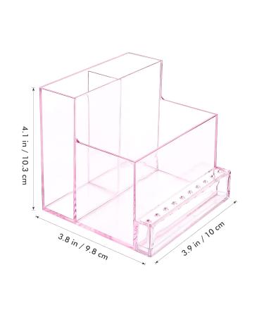FRCOLOR Nail Drill Bit Holder Box - Professional Pink Organizer for Nail Art Polishing and Grinding Bits - Buy Online on GoSupps.com