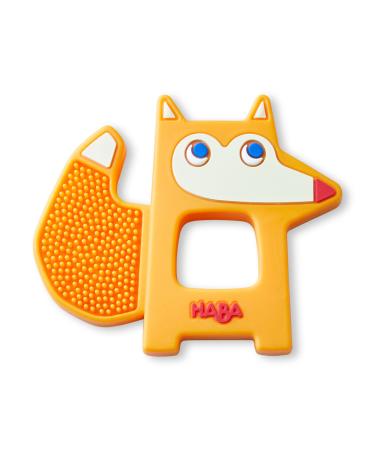 HABA Foxy Silicone Baby Teething & Grasping Toy
