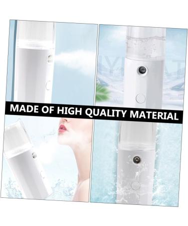 VINTORKY 1pc Hydrating Instrument Mini Face Steamer Mist Sprayer Facial Mister Face Abs White - Buy Online on GoSupps.com