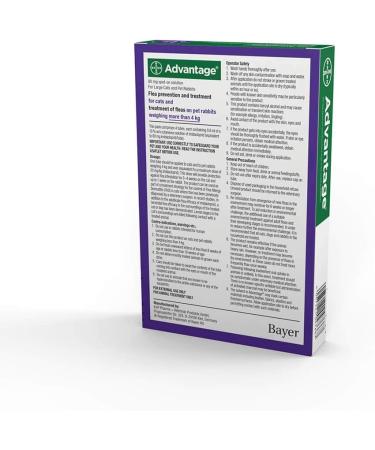 Advantage Spot On Flea Treatment 40 Small Cats Dogs and Rabbits 4 pipettes Small Cats Dogs and Rabbits (&lt 4kg) - Buy Online on GoSupps.com
