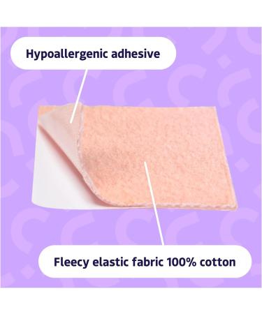 Feet BCN Moleskin - Durable Elastic Cotton Thin Adhesive Film for Shoe Friction - 4 Leaves (70x100mm) - Perfect Scratch Protection - Buy Online on GoSupps.com