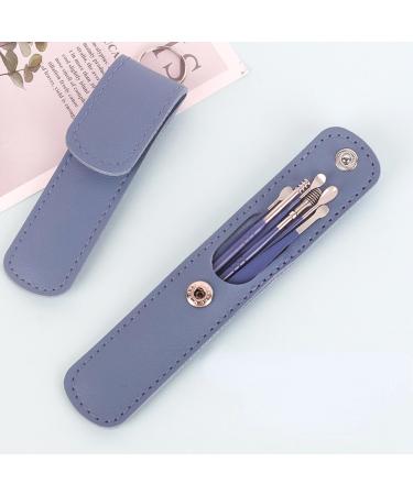 GlazZy Ear Cleaning Artifact Earpick Ear Cleaning Set Spring Spiral Ear Cleaning Tool Portable 6-Piece Set T Colored 6 Sets (Blue) 11.5