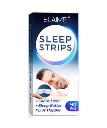 Snoring Solution Patch for Better Sleep | Anti-Snoring Mouth & Nasal Correction | Respiratory Support and Lip Breathing | American-Made Skin Care | White, One Size - Buy Online on GoSupps.com
