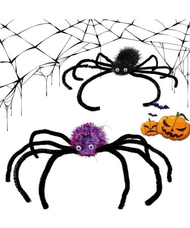 hgnxa Spooky Spiders Hairclip for Halloween Party Women Cosplay Gothics Hairpin Dark Series Kids Hair Accessories Room Decors Purple - Buy Online on GoSupps.com