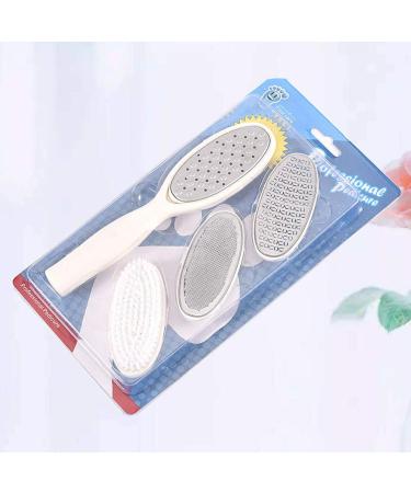 Milist Foot Remover Set - 4 Stainless Steel Pedicure Tools for Cracked Skin & Callus Removal - Buy Online on GoSupps.com