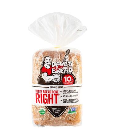 Daves Killer Bread Organic White Bread Done Right - 24 oz Loaf