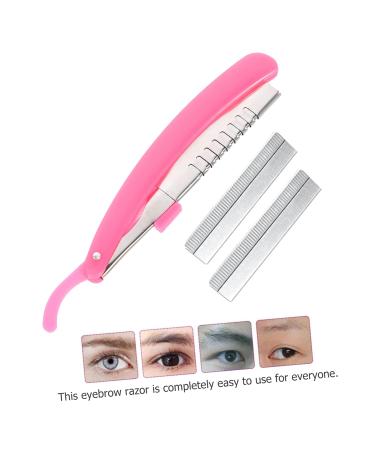 Frcolor Women's Eyebrow Trimmer Set - 3 Pack Travel Facial Shavers Safe Stainless Steel Peach-Fuzz Razors in Assorted Colors - Buy Online on GoSupps.com