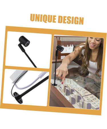 KICHOUSE Christmas Small Spotlight Spot Lights Decor Jewelry Display Spotlight Mini Spotlight Adjustable Indicator Black 26.50X3.00X2.30CM - Buy Online on GoSupps.com