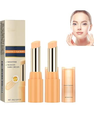 Vitamin C Eye Cream, Glow Vitamin C Eye Balm, Moisturizing Eye Cream, Anti-Aging Eye Firming Stick, Reduce Dark Circles and Puffiness