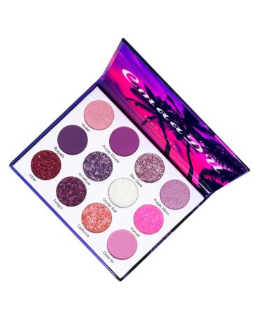 Beatifufu 1 Box Eyeshadow Palette Eye Shadow Palettes Cosmetic Accessory Matte Eyeshadow Makeup Pallet Plastic