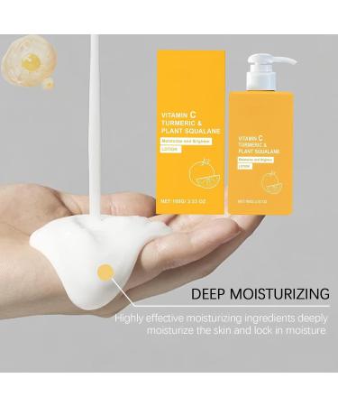  YUNFAX Turmeric & Vitamin C Face & Body Lotion Vitamin C Cream Brightening Improves Elasticity Moisturizing Non-Greasy Daily Use Even Skin Tone Glowing - Buy Online on GoSupps.com