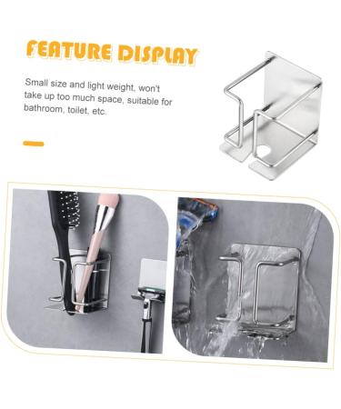 Minkissy Electric Shaver Holder - Stainless Steel Razor Hook Wall Bracket for Safety & Organization | Durable & Stylish Bathroom Storage - Buy Online on GoSupps.com