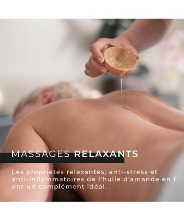 Sweet Almond Oil Rosemary Lavender and Fennel 5L + Refillable Bottle 500 ml | Professional Massage Oil | Body Oil - Buy Online on GoSupps.com