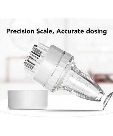 Scalp Applicator Comb Transparent Ball Root Comb Applicator Leakproof for Hair Care (Transparent Black) - Buy Online on GoSupps.com