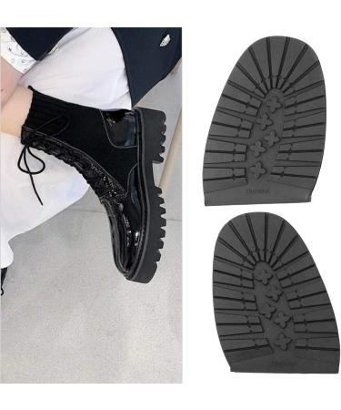 Yosoo Anti Slip Shoe Soles - Black Forefoot | Relieve Foot Pain and Enhance Comfort | Shoe Repair Accessories - Buy Online on GoSupps.com