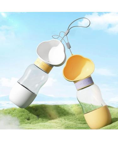 Edoxus Dog Drinking Bottle - Leak-proof Water Cup with Silicone Sealing Ring for Pets (Yellow Cloud) | International Shipping - Buy Online on GoSupps.com