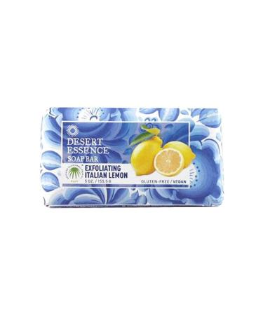 Desert Essence Bar Soap Exfoliating Italian Lemon 5 Ounce