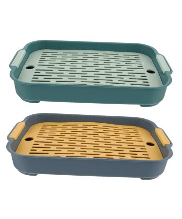 COLLBATH 2pcs Box Rabbit Toilet Bunny Supplies Rabbit Potty Trainer Bunny Train Potty Bunny Training Potty 27.00X18.80X4.00CM As Shown 1