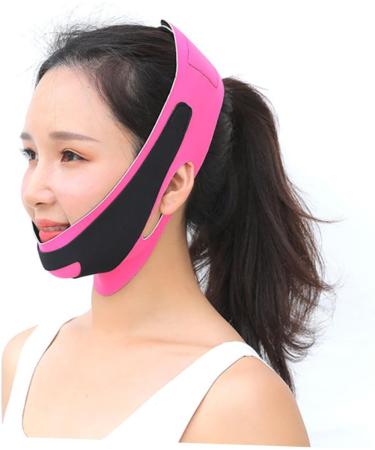 minkissy 1pc Pink Prevent Snoring Ultrathin Small v Korean Lift Lifting Thin Strap Thin Masseter Chin - Buy Online on GoSupps.com