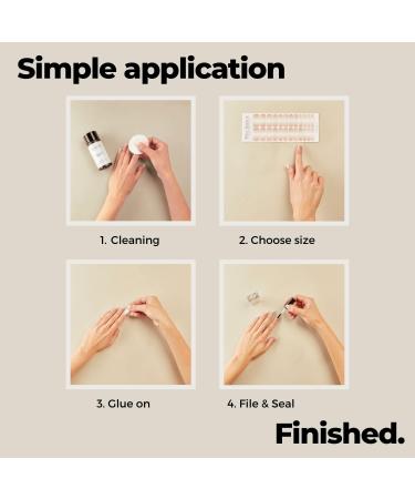 Miss Sophie Cookies N Cream Nail Foils - 24 Ultra-Thin Strips for Fingernails & Toenails - Buy Online on GoSupps.com