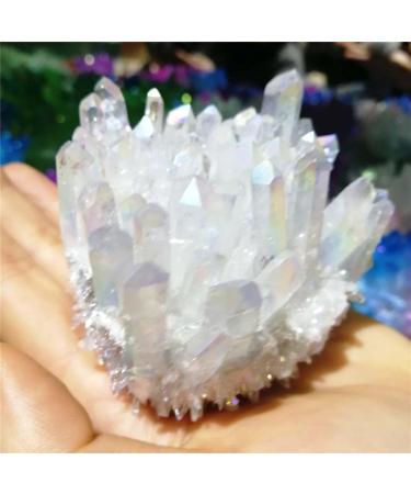 Room Decoration Natural Crystal Rough Natural White Crystal Cluster Specimen Cluster Stone Ornaments Home Office Decoration 250-350g Crystal Cluster - Buy Online on GoSupps.com