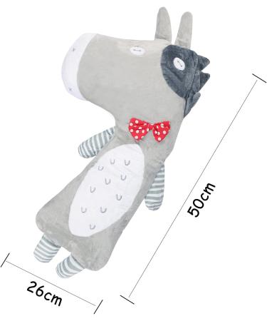 Car Seat Belt Cover for Kids Soft Comfort Seat Belt Shoulder Pad Safety Shoulder Strap Cushion Shoulder Protector Travel Pillow Head Neck Support Universal Fit Car Accessories for Children Boys Girls Grey Cow - Buy Online on GoSupps.com
