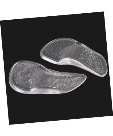 Healeved Clear Pumps Insoles - 3 Pair Heel Grips & Cushions for High Heels | Gel Half Insoles with Arch Support & Soft Massage Pads - Buy Online on GoSupps.com