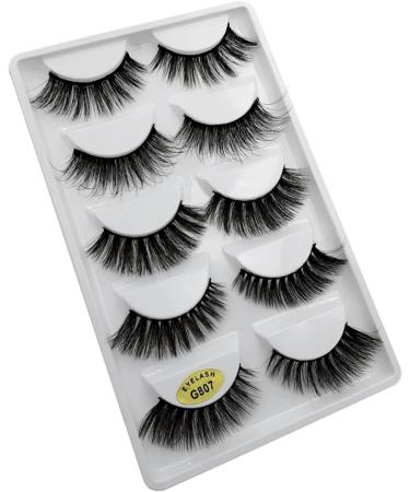 UAMOU 3D Faux Mink Lashes Natural Long Soft False Eyelashes Makeup Wispy Dramatic Fluffy cilios False Eyelashes Cheerfully (Color : G802 Size : 10 boxes logo) 10 boxes logo G802 - Buy Online on GoSupps.com