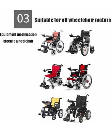 24v Electric Motor Brushed 250w Metal Low Speed Brush Motor 75r/min Electric Wheelchairs Brush Motor Accessory Sets Wheelchairs Mobility Scooters & Accessories - Buy Online on GoSupps.com