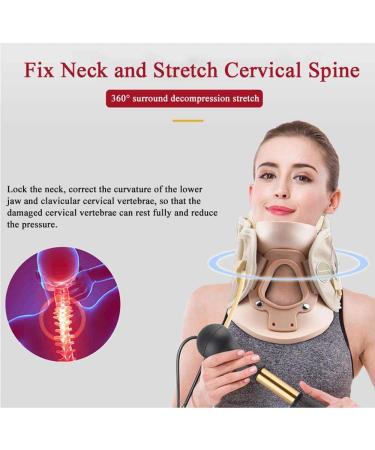 Inflatable Neck Traction Device for Pain Relief | Cervical Vertebra Brace & Home Therapy - Buy Online on GoSupps.com