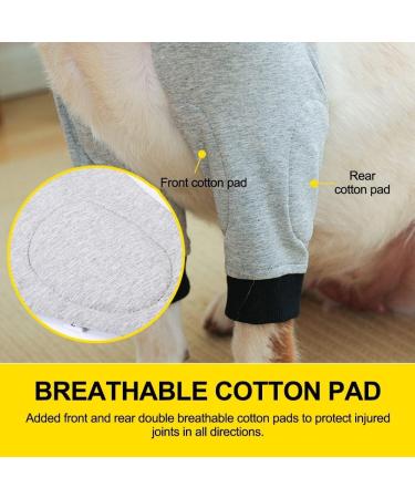 MiOYOOW Dog Front Leg Brace Adjustable Dog Elbow Brace for Protecting Dog Front Knee Joint (S/M/L/XL) - Buy Online on GoSupps.com