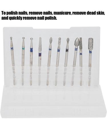 Nail Drill Bit Set Silicon Carbide Diamond Cuticle Electric Nail File and Ceramic Acrylic Gel Nail Bit Kit Acrylic Nail Art Tools - Buy Online on GoSupps.com