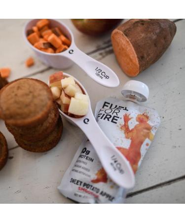 Fuel for Fire Protein Smoothie Pouch - Sweet Potato Apple 24-Pack | Healthy Snack & Recovery | Dietitian Approved | Gluten Free Kosher | 4.5oz Pouches (Pack of 24) - Buy Online on GoSupps.com