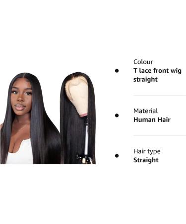 24 Inch Brazilian Silk Straight 5X5 HD Lace Front Human Hair Wig for Women | Pre-Plucked Deep Parting Glueless Wig with Transparent Lace Frontal - Buy Online on GoSupps.com