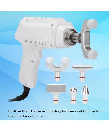 Professional 6-Speed Electrical Spine Chiropractor Massage Device - White EU | Advanced Corrector Massage Gun for Pain Relief & Vertebral Support - Buy Online on GoSupps.com