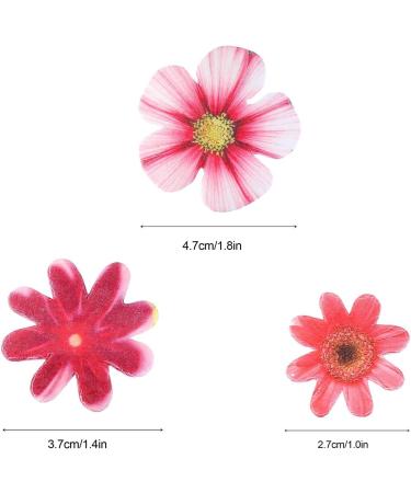Edible Flowers Cake Toppers Asudaro Multicolour Edible Cake Decorations Flower Birthday Cake Toppers For Girls Women'S Baby Shower Birthday Wedding Party Cake Wall Party Food Decorations Thin 180pcs - Buy Online on GoSupps.com