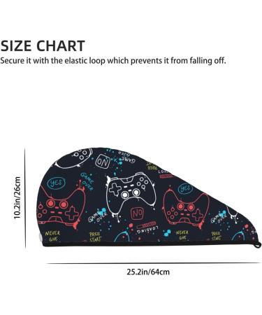 Super Absorbent Coral Velvet Hair Towel Wrap for Women | Quick Dry Microfiber Gamepad Cap for Long Curly & Thick Hair - Buy Online on GoSupps.com