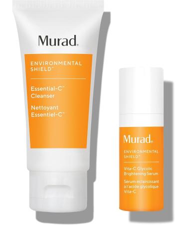 Murad The Glow Infusers - 2-Piece Set (Worth 44) - Essential-C Cleanser 60ml & Vita-C Glycolic Serum 10ml - Buy Online on GoSupps.com