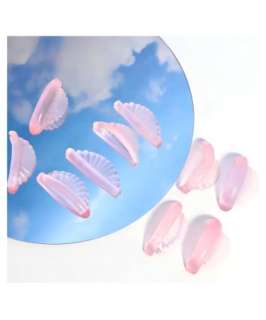 Lashlift Pads Shields 2024 New No glue Eyelash Lifting Shield Self Sticky Lash Lift Rods Lami Lamination Roller U Curler Pad Soft Eyelash Perm Rod 5 Size Air Bubble Silicone-Light Weight Guard New seashell super curl