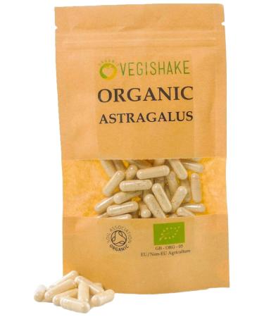 Organic Astragalus Energy Tonics Night Sweats Digestion Diarrhea Wellness Supplements Extract 8:1 Capsules 7 840mg (60 Capsules) 1 count (Pack of 60)
