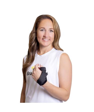 Mini Thumb Spica Splint - Thumb Brace Support for Arthritis CMC & MCP Joints Tendonitis DeQuervain s Tenosynovitis Trigger Thumb Immobilizer L3924 - Left or Right Hand