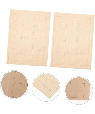 NUOBESTY 100 Sheets Grid Daily Lesson Paper Rice Paper Chinese Calligraphy Practice Paper Xuan Paper Ink As Shown 3 0.01X23X33CM - Buy Online on GoSupps.com