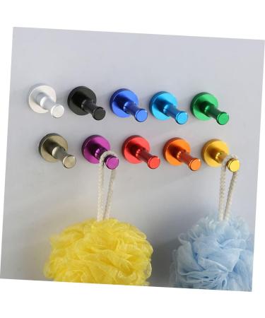PRETYZOOM Hook Wall Mounted Towel Rack Towel Hanger Coat Mount Wall Hanger Hanging Hangers Space Aluminum - Buy Online on GoSupps.com