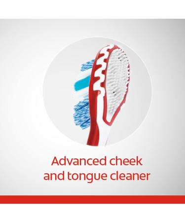 Colgate 360 Advanced Floss Tip Soft Toothbrush for Adults - 4 Pack - Buy Online on GoSupps.com