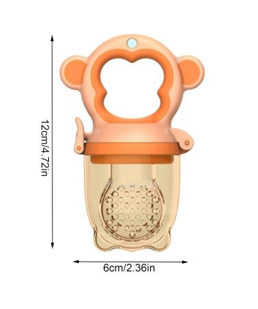 Baby Food Feeder | Silicone Nibbler Pacifier for Infants | Soft Bite Rings & Fresh Fruit Feeder - Buy Online on GoSupps.com