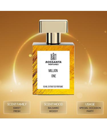 JP ROSS-ANTA Perfume for Men Long Lasting Date Night Fragrance Spray Gift for Brother Gift for Friends (MILLION ONE) - Buy Online on GoSupps.com