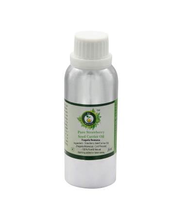 R V Essential Huile de porteur de graine de fraise pur 1250ml (42oz) - Fragaria Ananassa (100% pur et naturelle press e froid) Strawberry Seed Carrier Oil 1.25 l (Pack of 1)