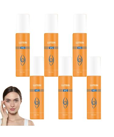 homomdy Lutein Eye Serum Oil Vitamin C Anti Wrinkle Eye Serum Oil Anti Aging for Wrinkles and Fine Lines Massage Roller for Dark Circles and Puffiness Firming and Moisturizing